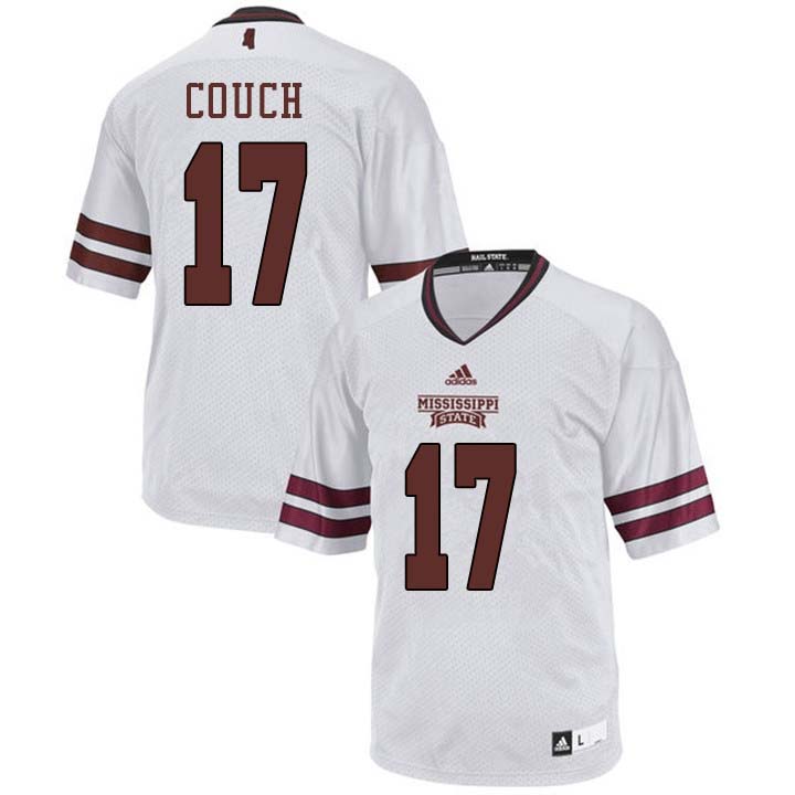 Men #17 Jamal Couch Mississippi State Bulldogs College Football Jerseys Sale-White